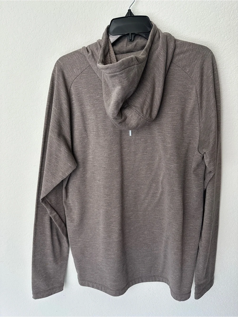 Nike Heathered Brown Hooded Long Sleeve Pullover